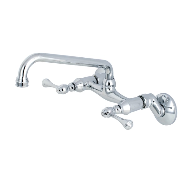 KS300C 6-Inch Adjustable Center Wall Mount Kitchen Faucet